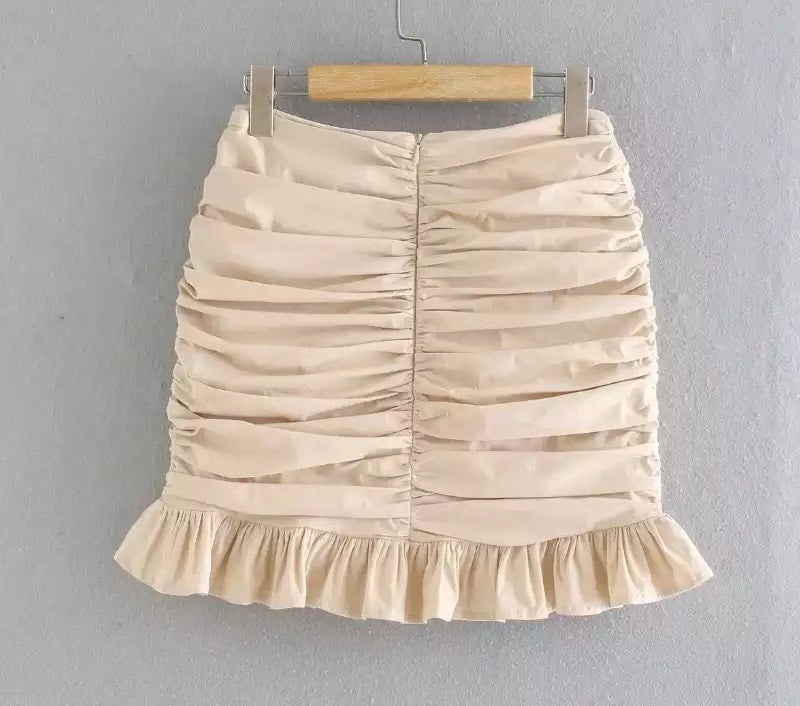 Ruched alana skirt