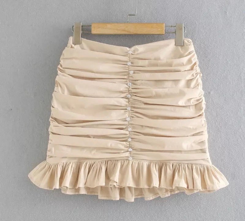 Ruched alana skirt